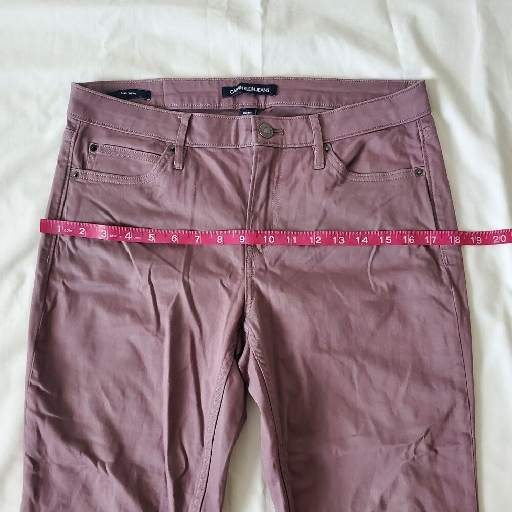 Calvin Klein Jeans Women's Dusty Lavender Purple Ankle Skinny Jeans Size 10 - Picture 11 of 13